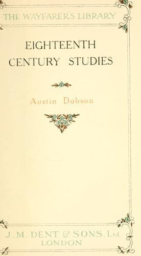 Tapa de Eighteenth century studies