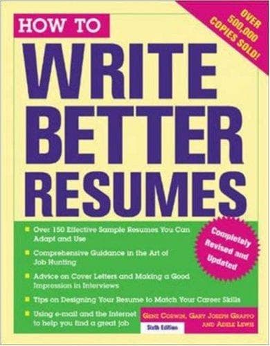 Tapa de How to Write Better Resumes