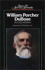 Tapa de William Porcher Dubose