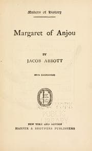 Tapa de History of Margaret of Anjou