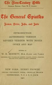 Tapa de The general Epistles: James, Peter, John, and Jude