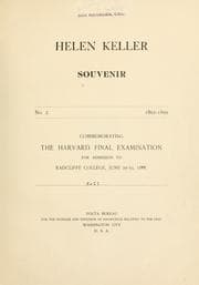 Tapa de Helen Keller souvenir, no. 2, 1892-1899