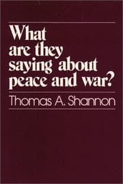 Tapa de What are they saying about peace and war?