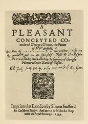Tapa de George a Greene the pinner of Wakefield. 1599