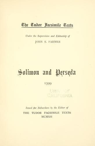 Tapa de Solimon and Perseda