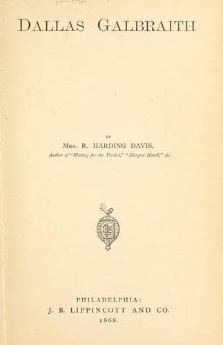 Tapa de Dallas Galbraith