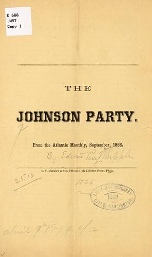 Tapa de The Johnson party