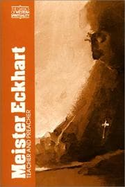 Tapa de Meister Eckhart, teacher and preacher