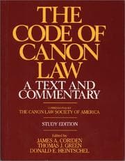 Tapa de Code of Canon Law a Text and Commentary, Study Edition