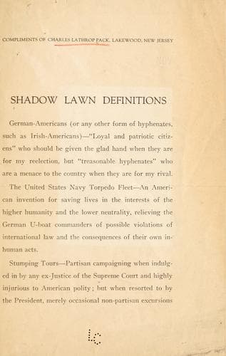 Tapa de Shadow Lawn definitions