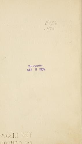 Tapa de Address at the laying of the corner stone of the office building of the House of representatives Saturday, April 14, 1906