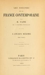 Tapa de Les origines de la France contemporaine