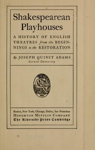 Tapa de Shakespearean playhouses