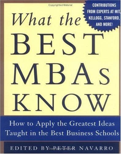Tapa de What the Best MBAs Know