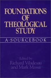 Tapa de Foundations of theological study