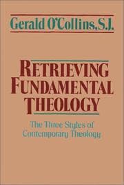 Tapa de Retrieving fundamental theology