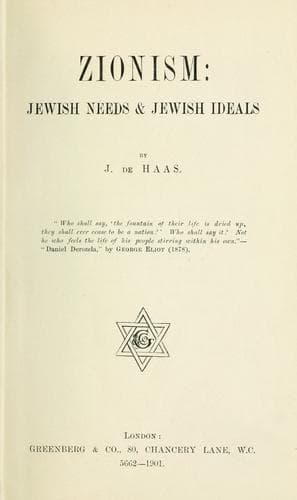 Tapa de Zionism