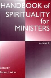 Tapa de Handbook of Spirituality for Ministers, Volume 1