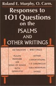 Tapa de Responses to 101 questions on the Psalms and other writings
