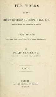 Tapa de The works of the Right Reverend Joseph Hall