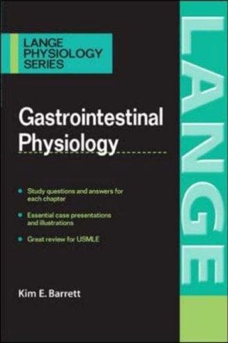 Tapa de Gastrointestinal Physiology (Lange Physiology Series)