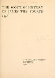 Tapa de Scottish history of James IV