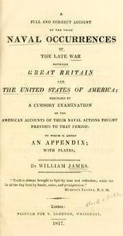 Tapa de A full and correct account of the chief naval occurrences of the late war between Great Britain and the United States of America