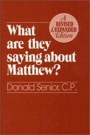 Tapa de What Are They Saying About Matthew? Revised and Expanded Edition