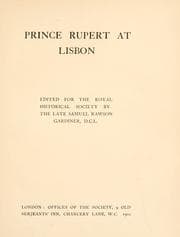Tapa de Prince Rupert at Lisbon