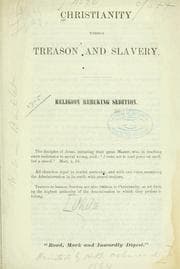 Tapa de Christianity versus treason and slavery