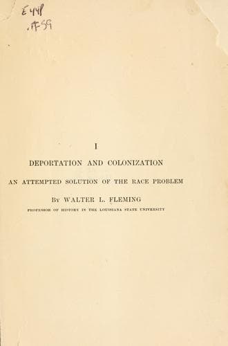 Tapa de Deportation and colonization