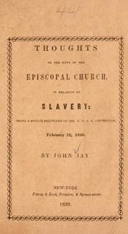 Tapa de Thoughts on the duty of the Episcopal church