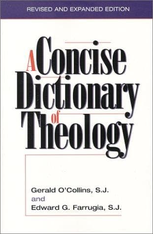 Tapa de A concise dictionary of theology