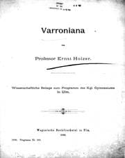 Tapa de Varroniana