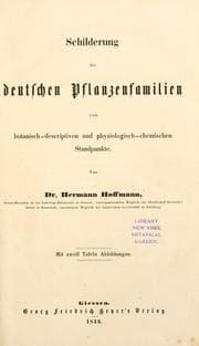 Tapa de Schilderung der deutschen Pflanzenfamilien