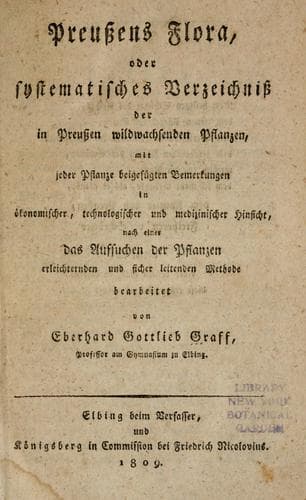 Tapa de Preussens Flora