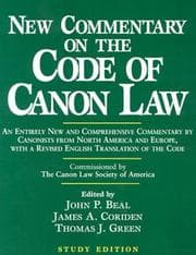 Tapa de New Commentary on the Code of Canon Law