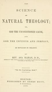 Tapa de The science of natural theology