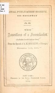 Tapa de ...T he assertions of a secessionist