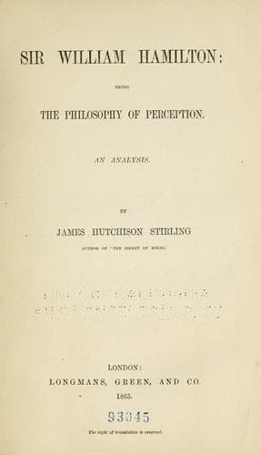 Tapa de Sir William Hamilton