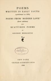Tapa de Poems written in early youth