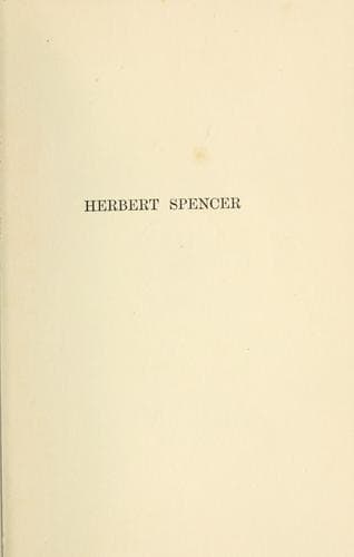 Tapa de Herbert Spencer