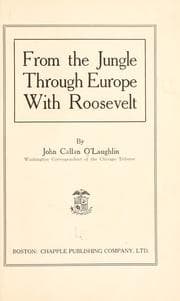 Tapa de From the jungle through Europe with Roosevelt