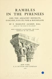 Tapa de Rambles in the Pyrenees and the adjacent districts, Gascony, Pays de Foix, & Roussillon