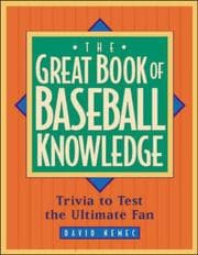 Tapa de The great book of baseball knowledge