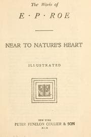 Tapa de Near to nature's heart
