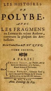 Tapa de Les histoires de Polybe