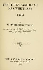Tapa de The little vanities of Mrs. Whittaker