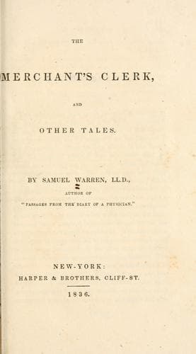 Tapa de The merchant's clerk