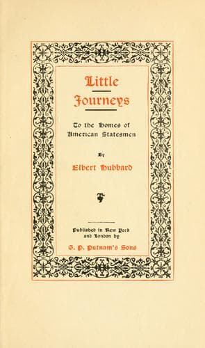 Tapa de Little journeys